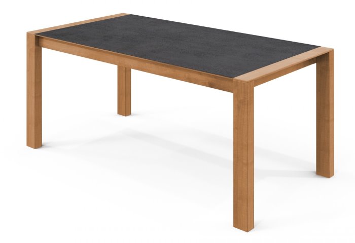 Esstisch Trends 2021: Esstisch aus Massivholz mit Keramik-Tischplatte | COMNATA